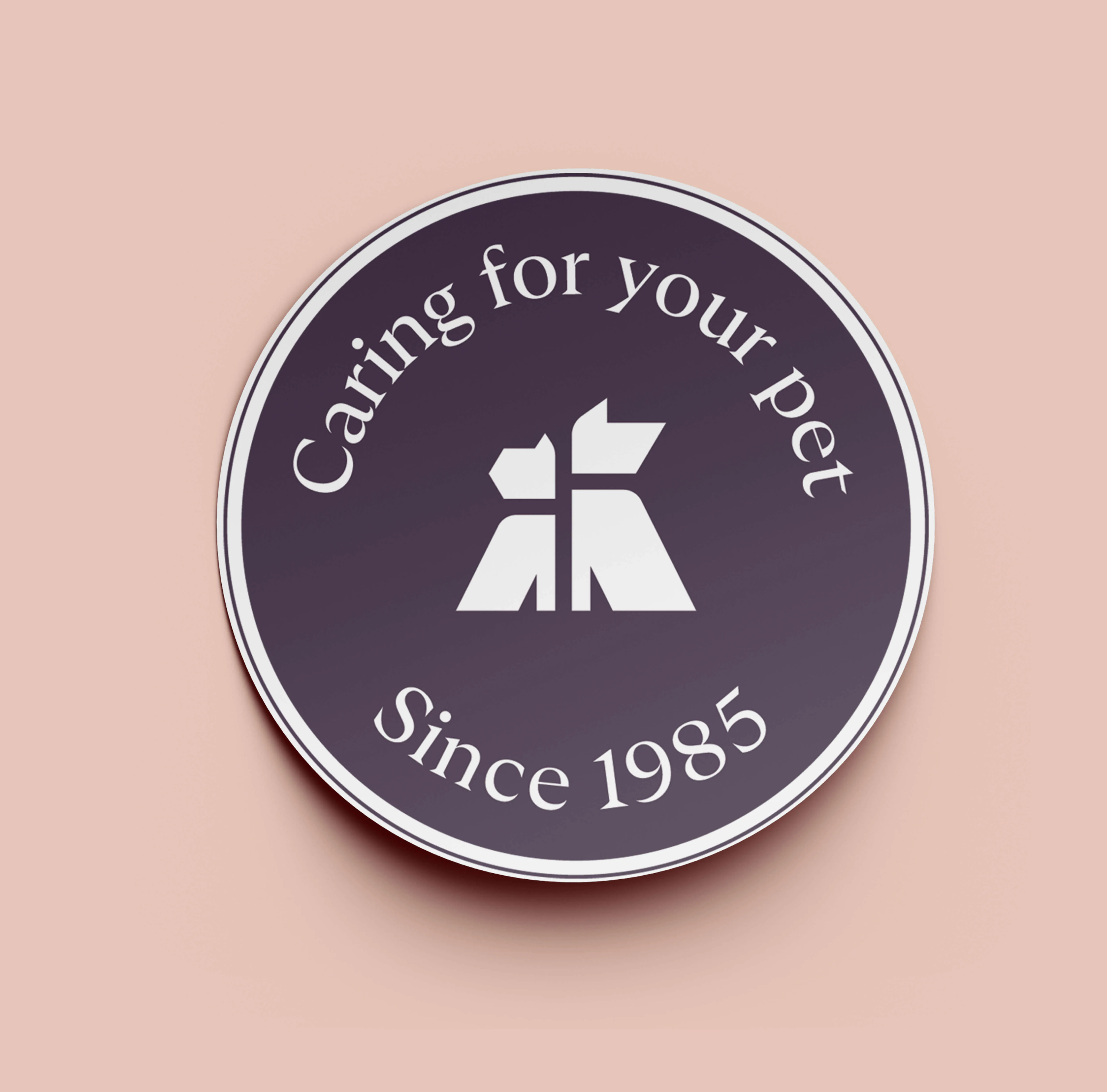 Godiva Vet Clinic sticker design